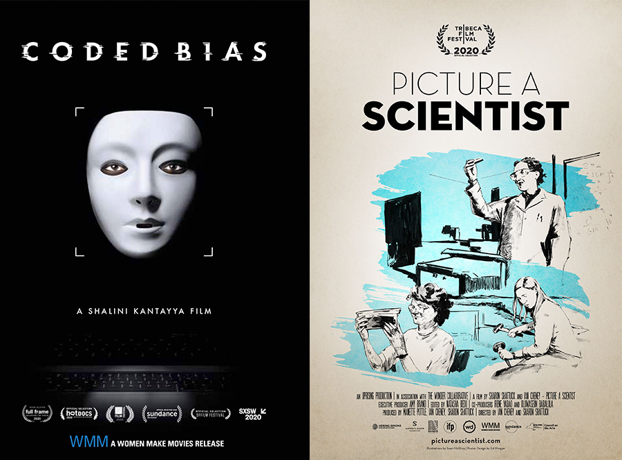 Coded Bias and Picture a Scientist Movie Posters